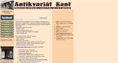 Desktop Screenshot of antik-kant.cz